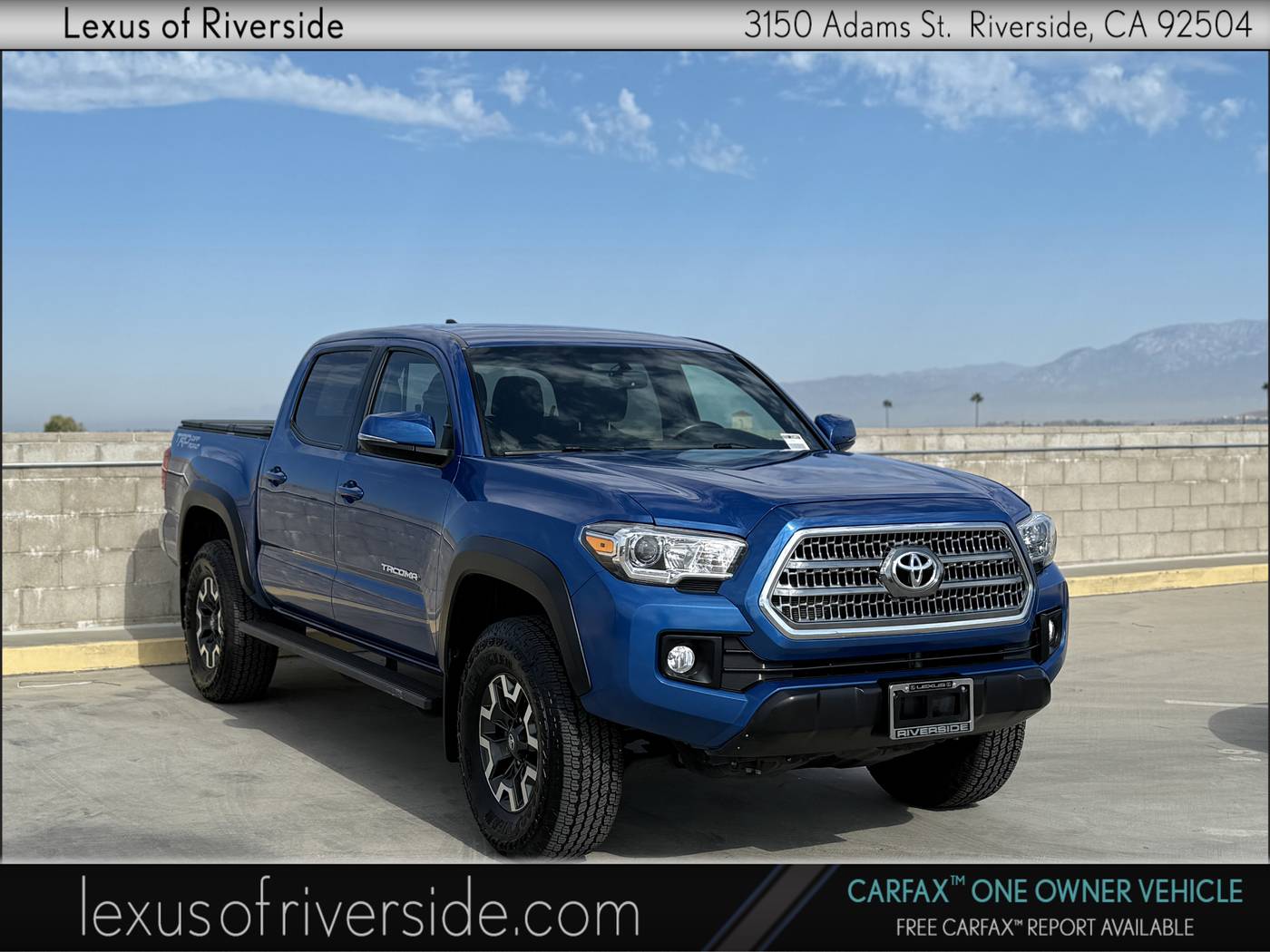 2017 Toyota Tacoma TRD Off Road — Pickup Truck — 40,625 mi — Riverside, CA