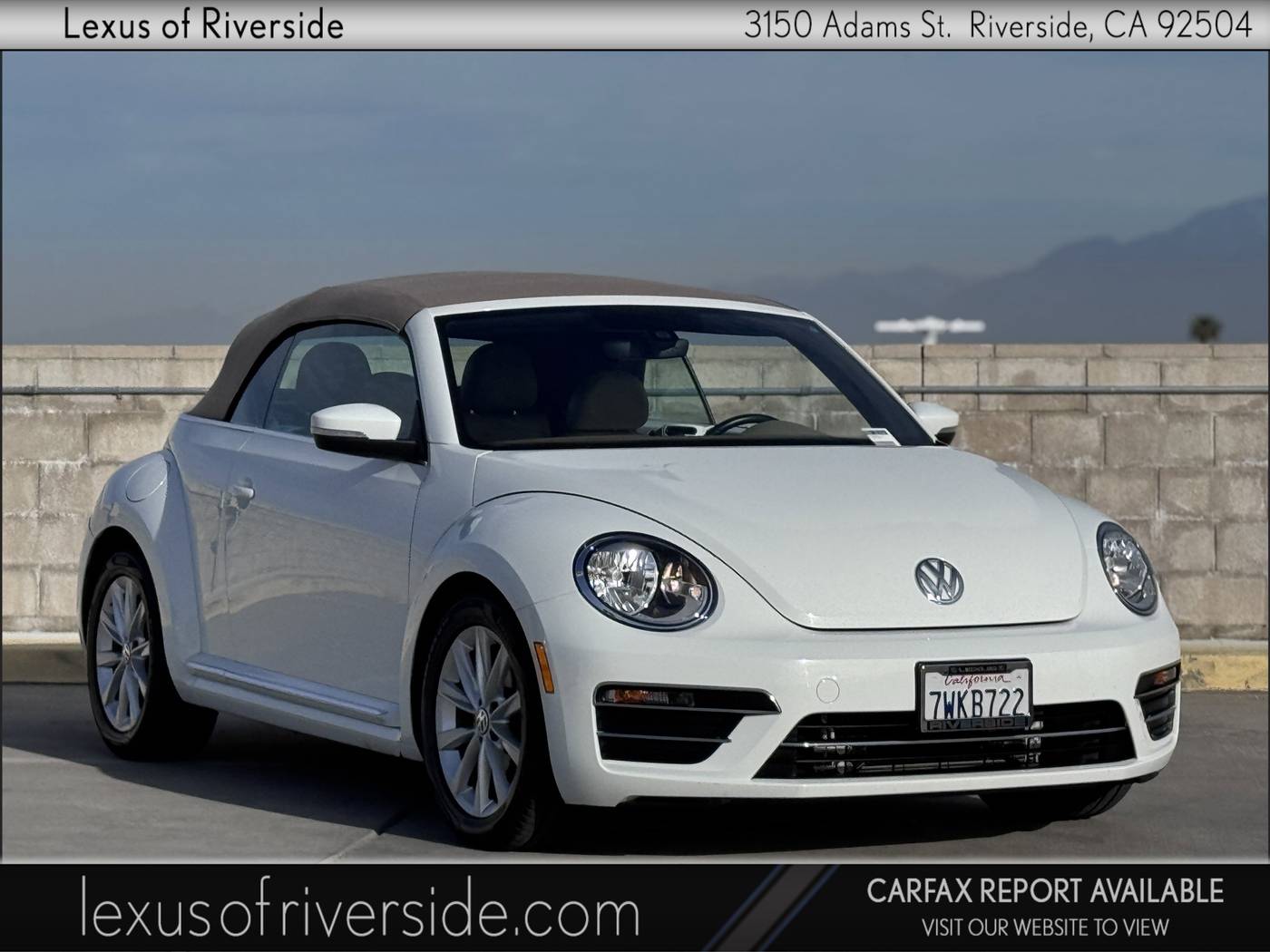 2017 Volkswagen Beetle 1.8T Classic — Convertible — 23,900 mi — Riverside, CA