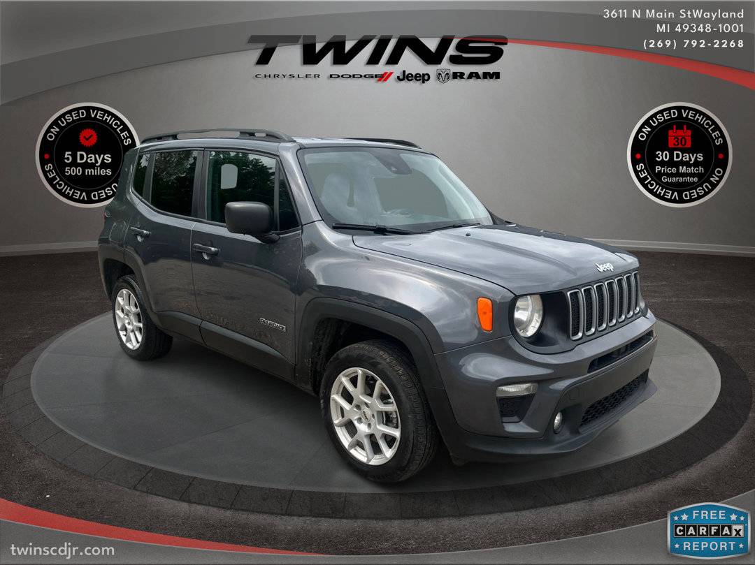 2022 Jeep Renegade Latitude — SUV — 50,272 mi — Wayland, MI