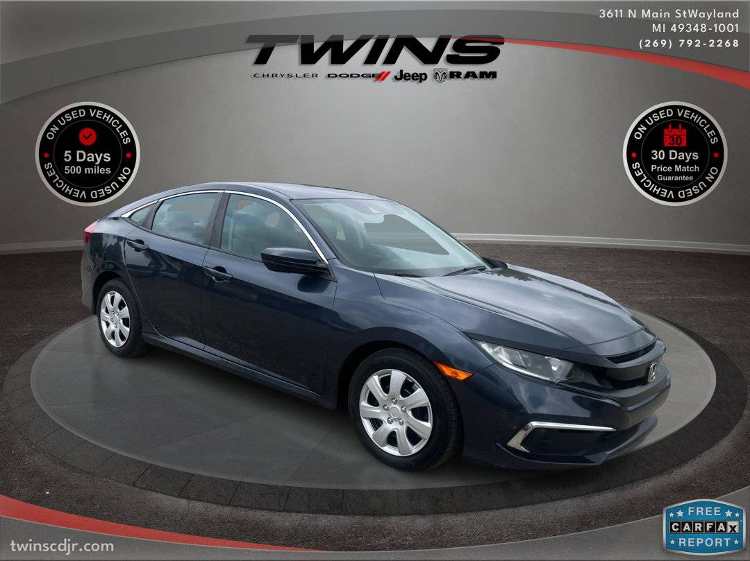 2020 Honda Civic LX — Sedan — 57,623 mi — Wayland, MI