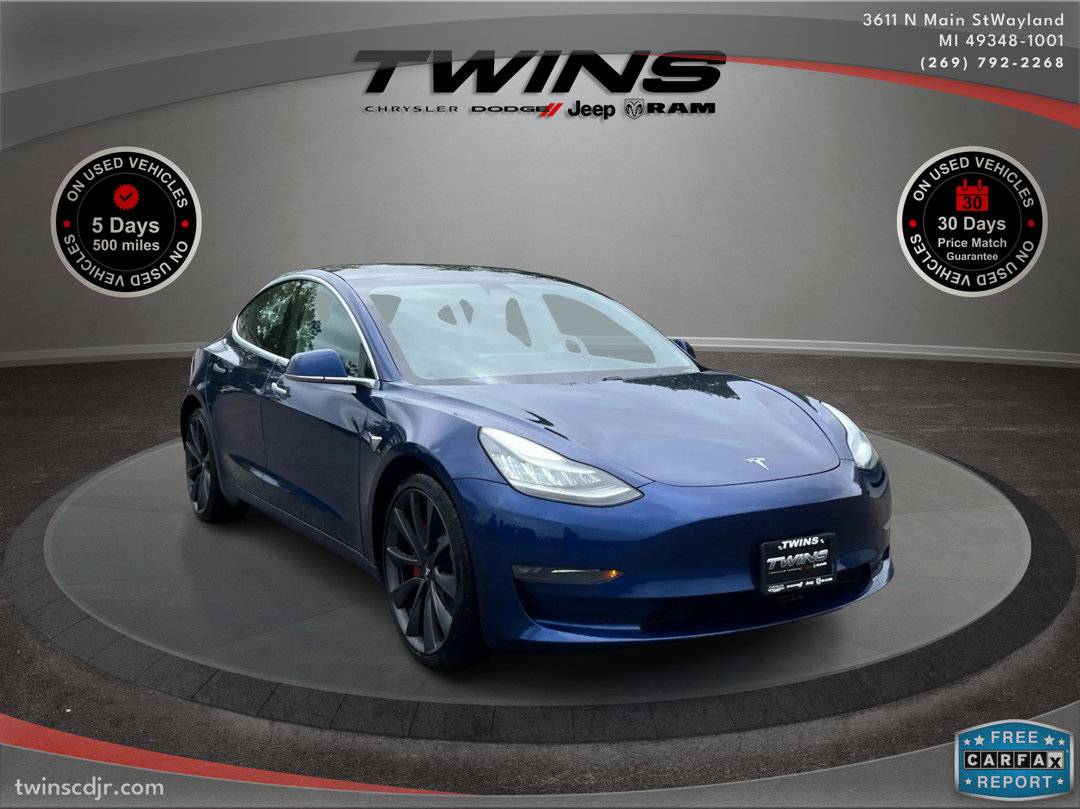 2020 Tesla Model 3 Performance — Sedan — 38,112 mi — Wayland, MI