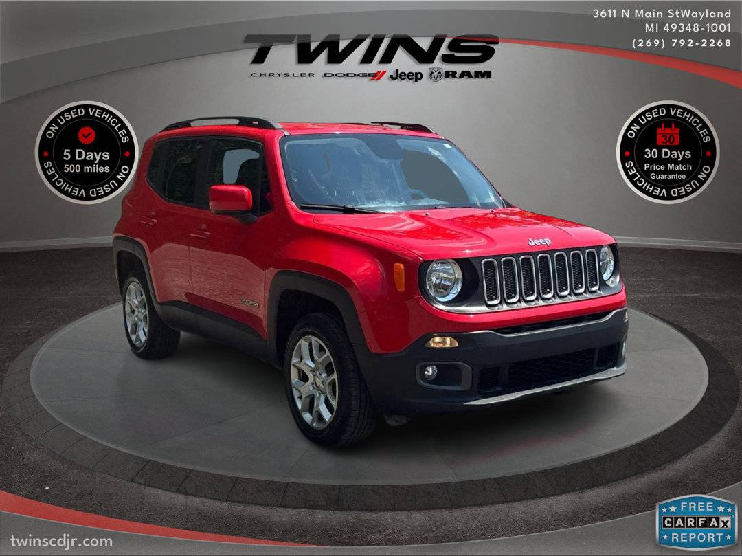 2017 Jeep Renegade Latitude — SUV — 20,486 mi — Wayland, MI