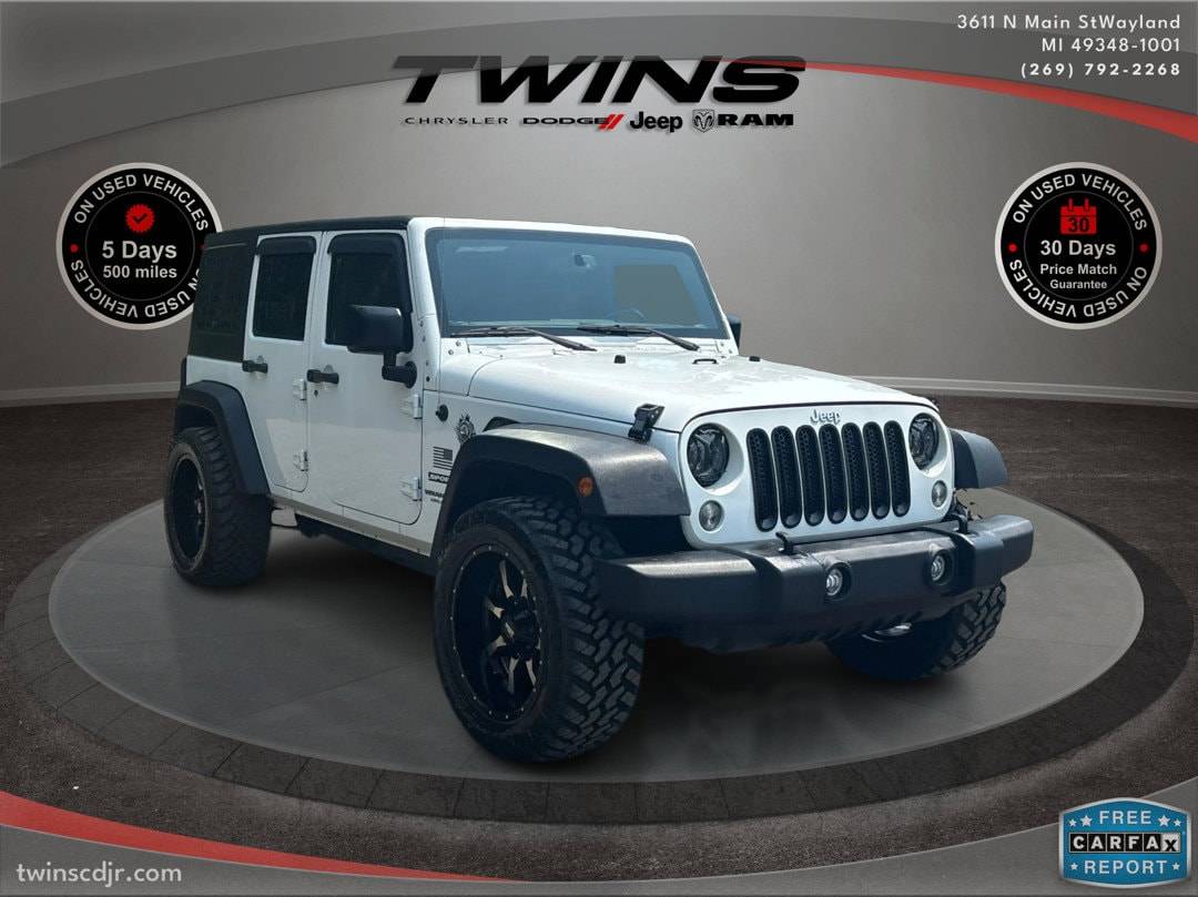 2016 Jeep Wrangler Sport — SUV — 89,925 mi — Wayland, MI