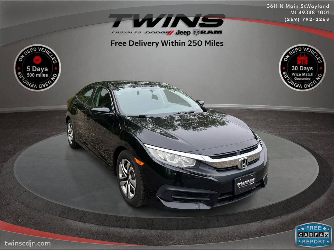 2016 Honda Civic LX — Sedan — 84,368 mi — Wayland, MI
