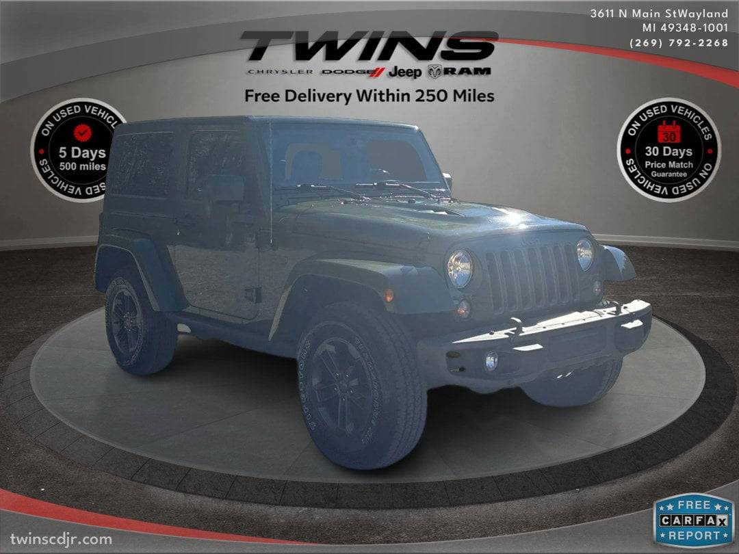 2016 Jeep Wrangler 75th Anniversary — SUV — 193,887 mi — Wayland, MI