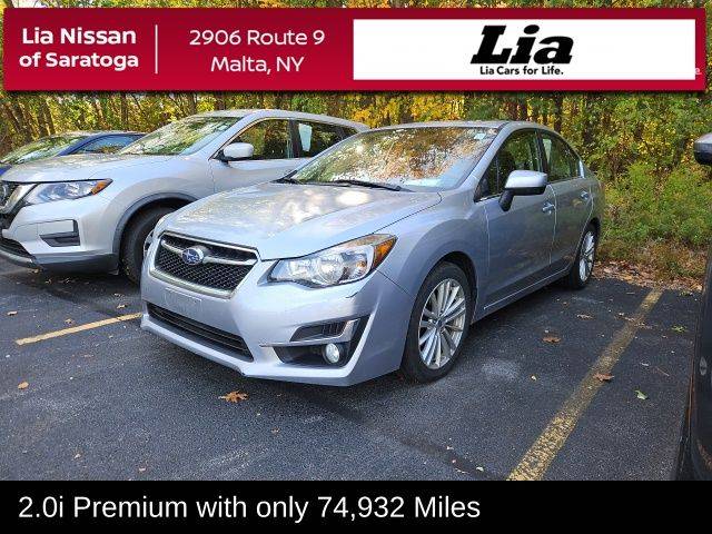 2016 Subaru Impreza Premium — Sedan — 74,932 mi — Malta, NY