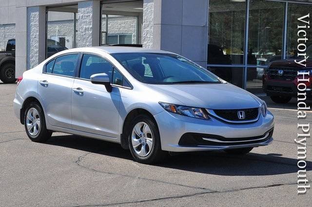 2015 Honda Civic LX — Sedan — 67,072 mi — Plymouth, MI