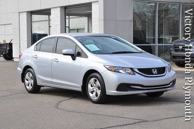 2015 Honda Civic LX — Sedan — 35,584 mi — Plymouth, MI