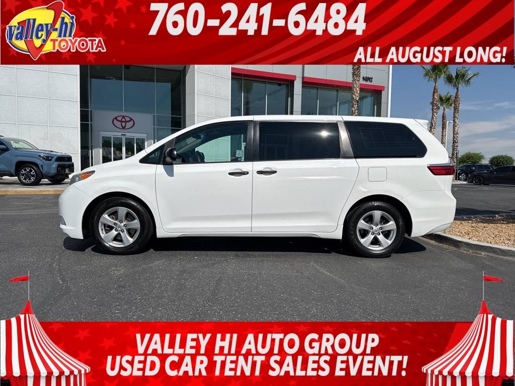 2016 Toyota Sienna L — Minivan — 86,066 mi — Victorville, CA