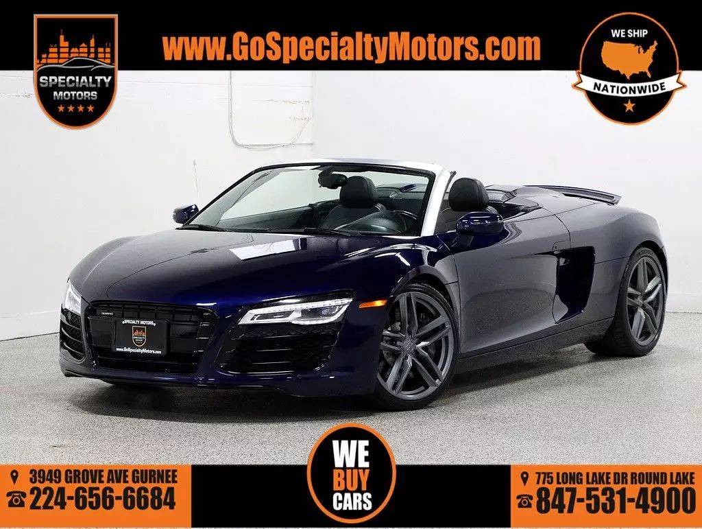 2014 Audi R8 V8 — Convertible — 41,605 mi — Gurnee, IL