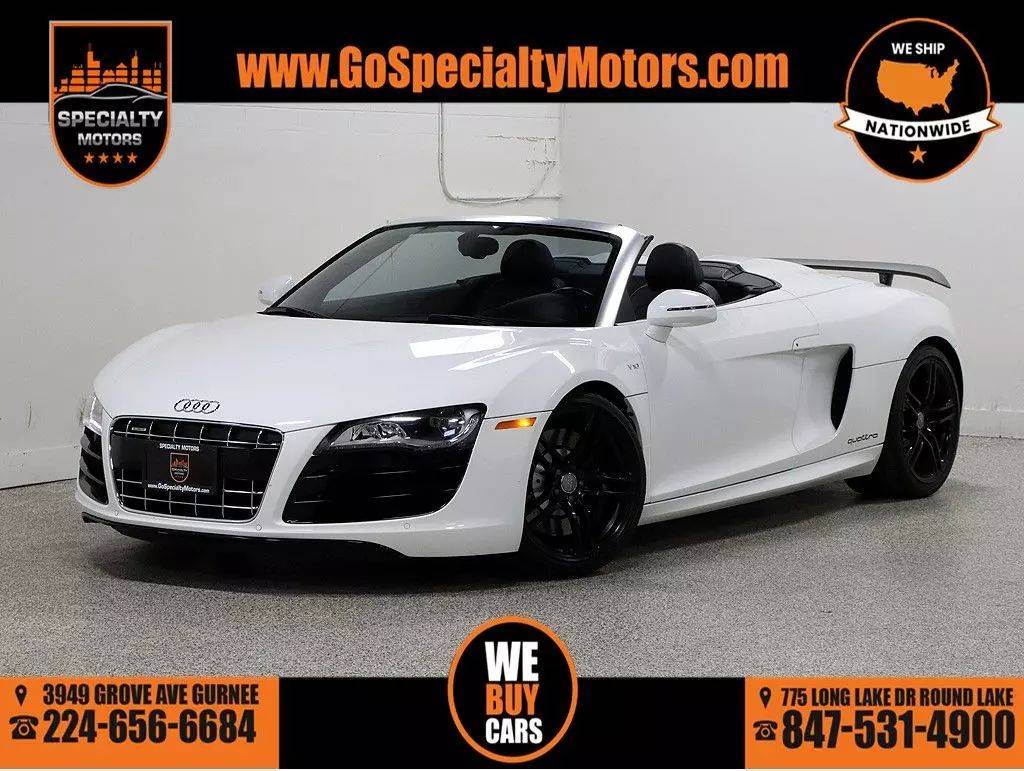 2011 Audi R8 5.2L — Convertible — 53,138 mi — Gurnee, IL