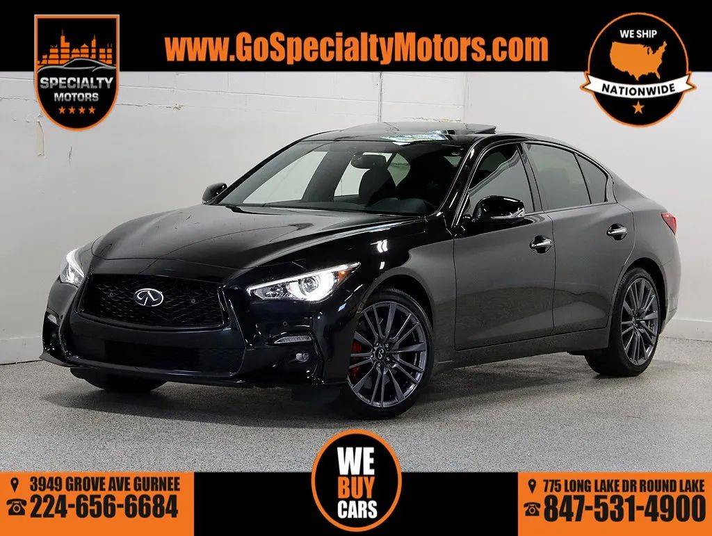 2023 INFINITI Q50 RED SPORT 400 — Sedan — 8,909 mi — Gurnee, IL