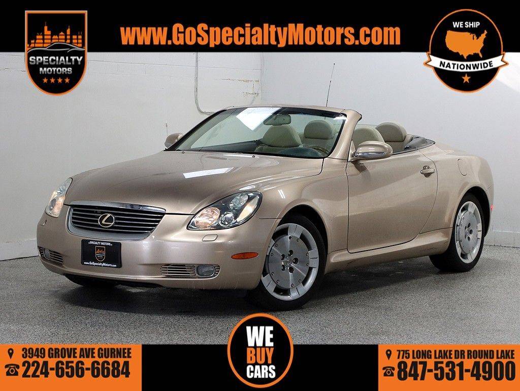 2002 Lexus SC SC 430 — Convertible — 68,164 mi — Gurnee, IL