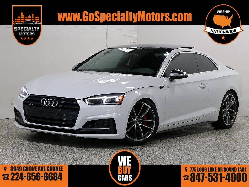 2018 Audi S5 Prestige — Coupe — 53,752 mi — Gurnee, IL