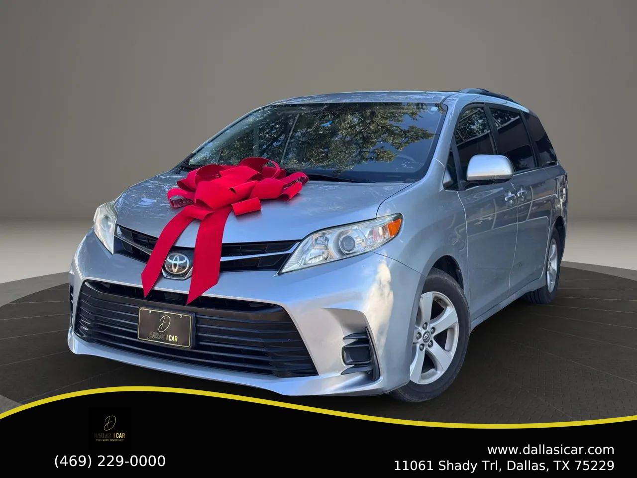 2019 Toyota Sienna LE — Minivan — 58,120 mi — Dallas, TX