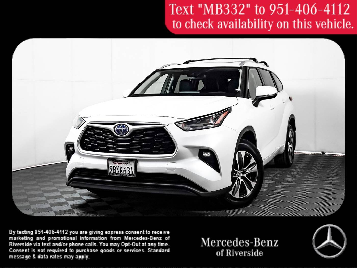 2022 Toyota Highlander Hybrid XLE — SUV — 23,357 mi — Riverside, CA