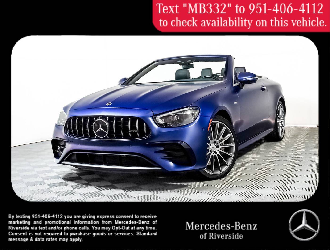 2021 Mercedes-Benz E-Class AMG E 53 — Convertible — 25,379 mi — Riverside, CA