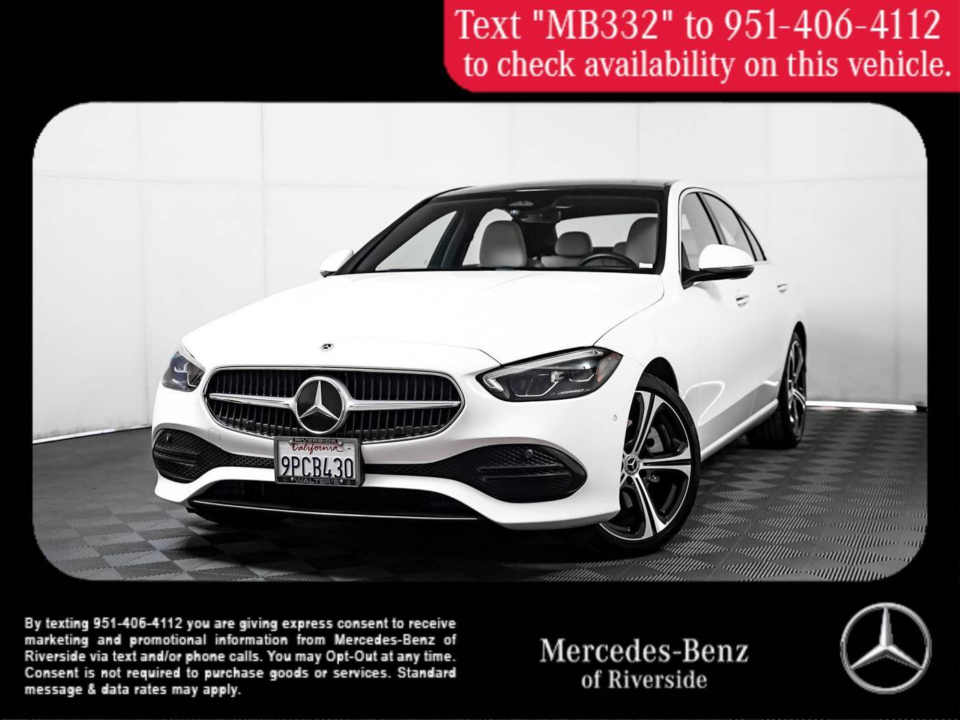 2025 Mercedes-Benz C-Class C 300 — Sedan — 7,619 mi — Riverside, CA