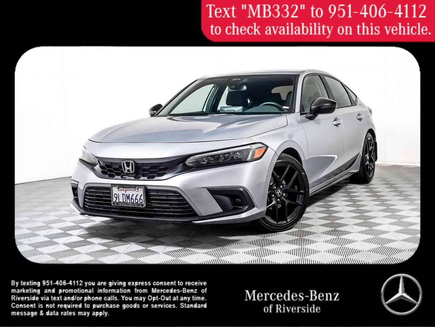 2024 Honda Civic Sport — Hatchback — 19,140 mi — Riverside, CA