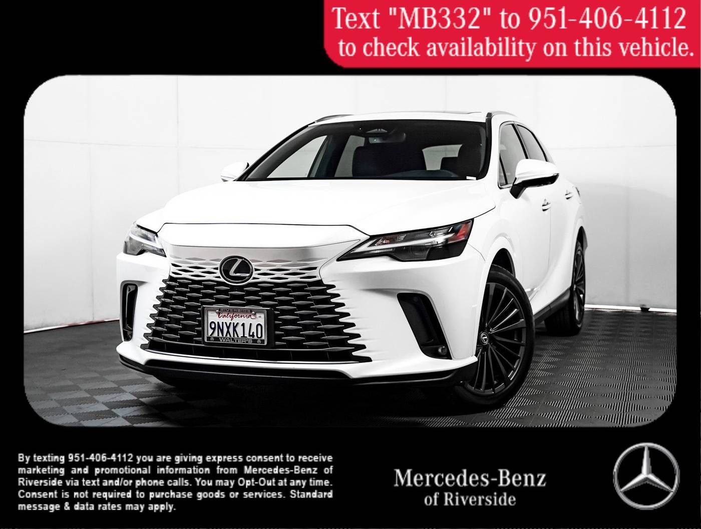 2024 Lexus RX RX 350 — SUV — 17,947 mi — Riverside, CA