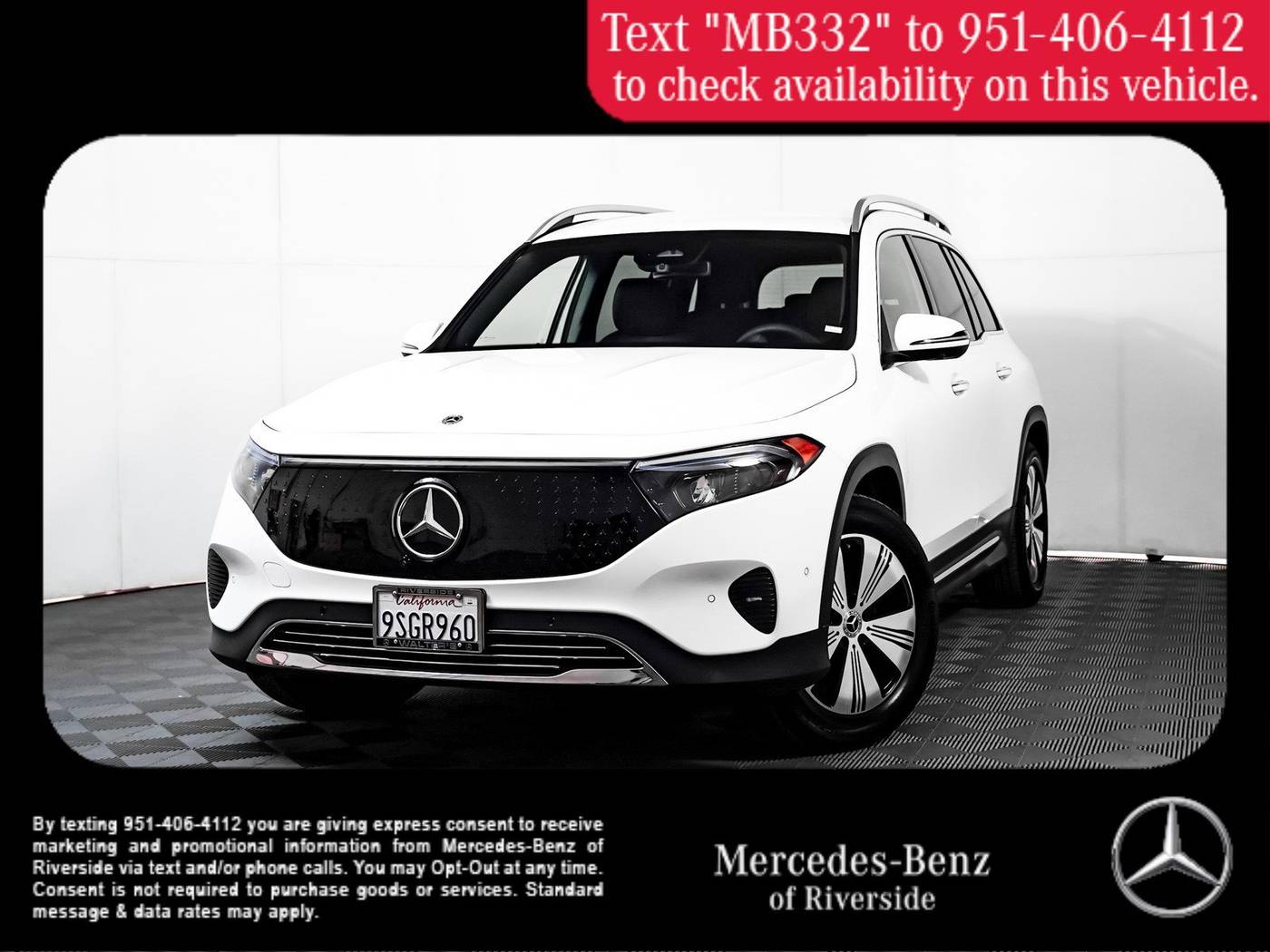 2025 Mercedes-Benz EQB EQB 300 — SUV — 1,314 mi — Riverside, CA