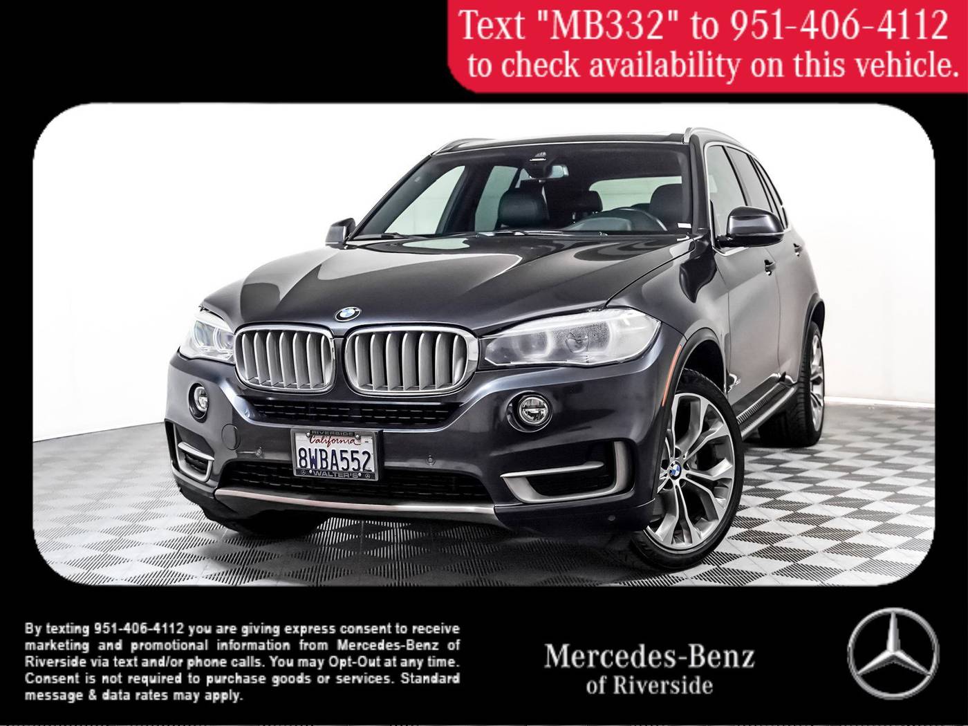 2018 BMW X5 35i — SUV — 75,627 mi — Riverside, CA