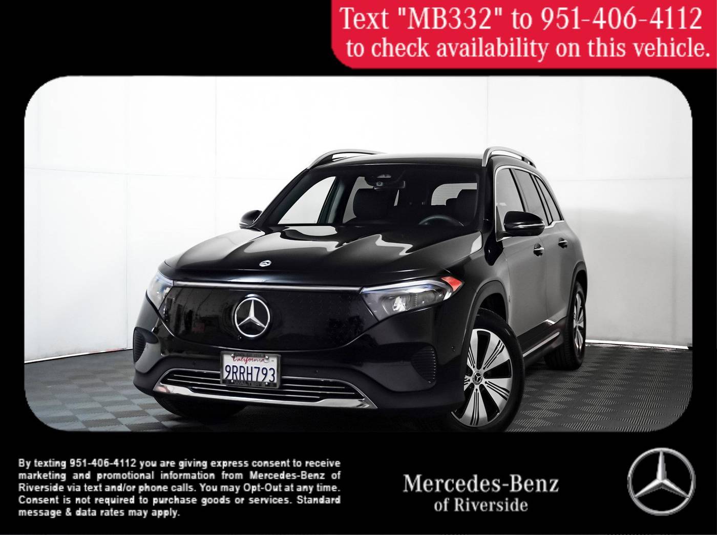 2025 Mercedes-Benz EQB EQB 250+ — SUV — 4,465 mi — Riverside, CA