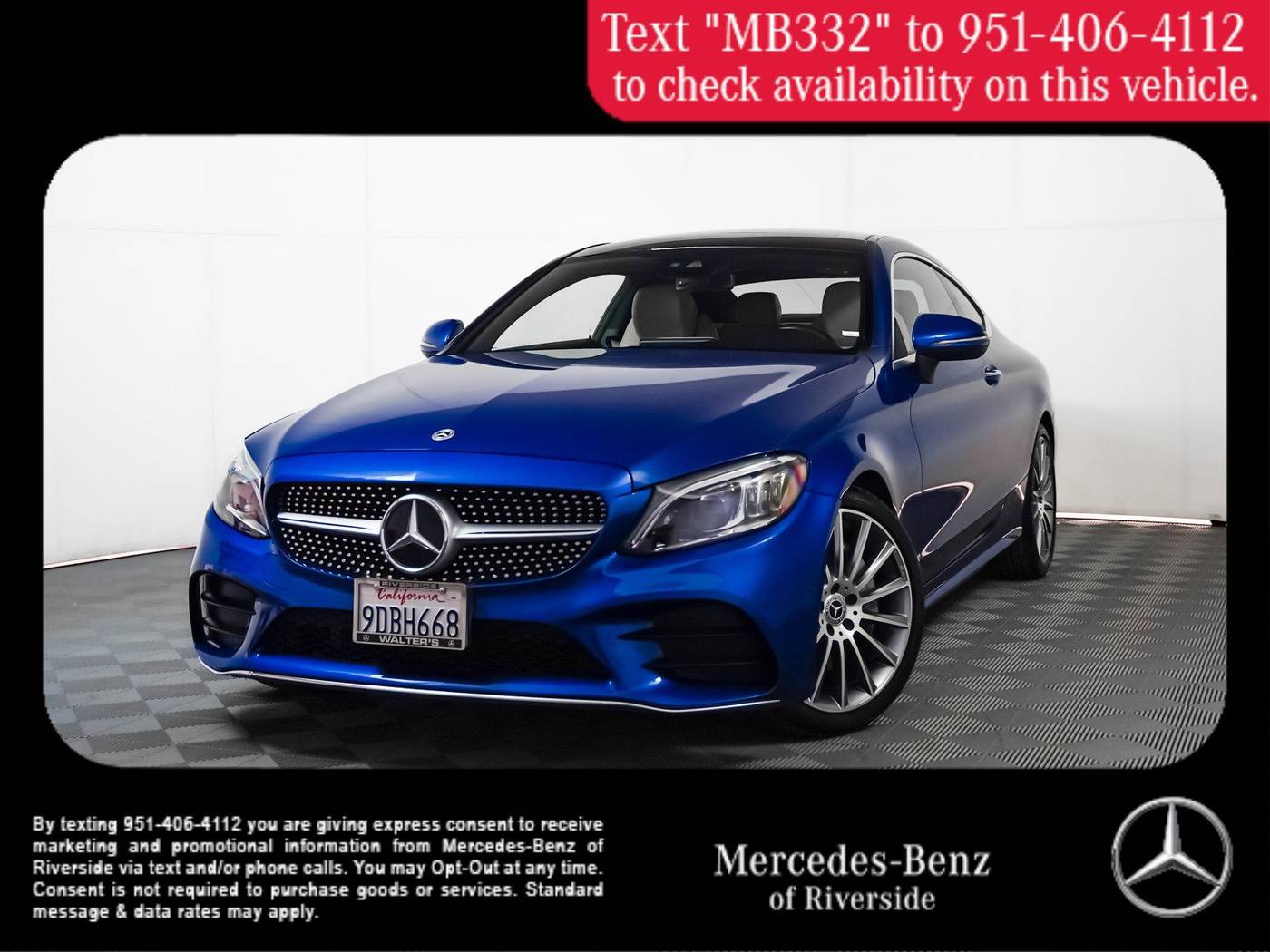 2022 Mercedes-Benz C-Class C 300 — Coupe — 19,605 mi — Riverside, CA