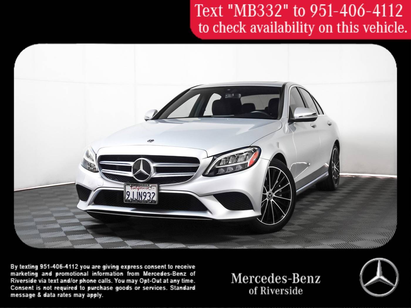 2020 Mercedes-Benz C-Class C 300 — Sedan — 38,159 mi — Riverside, CA