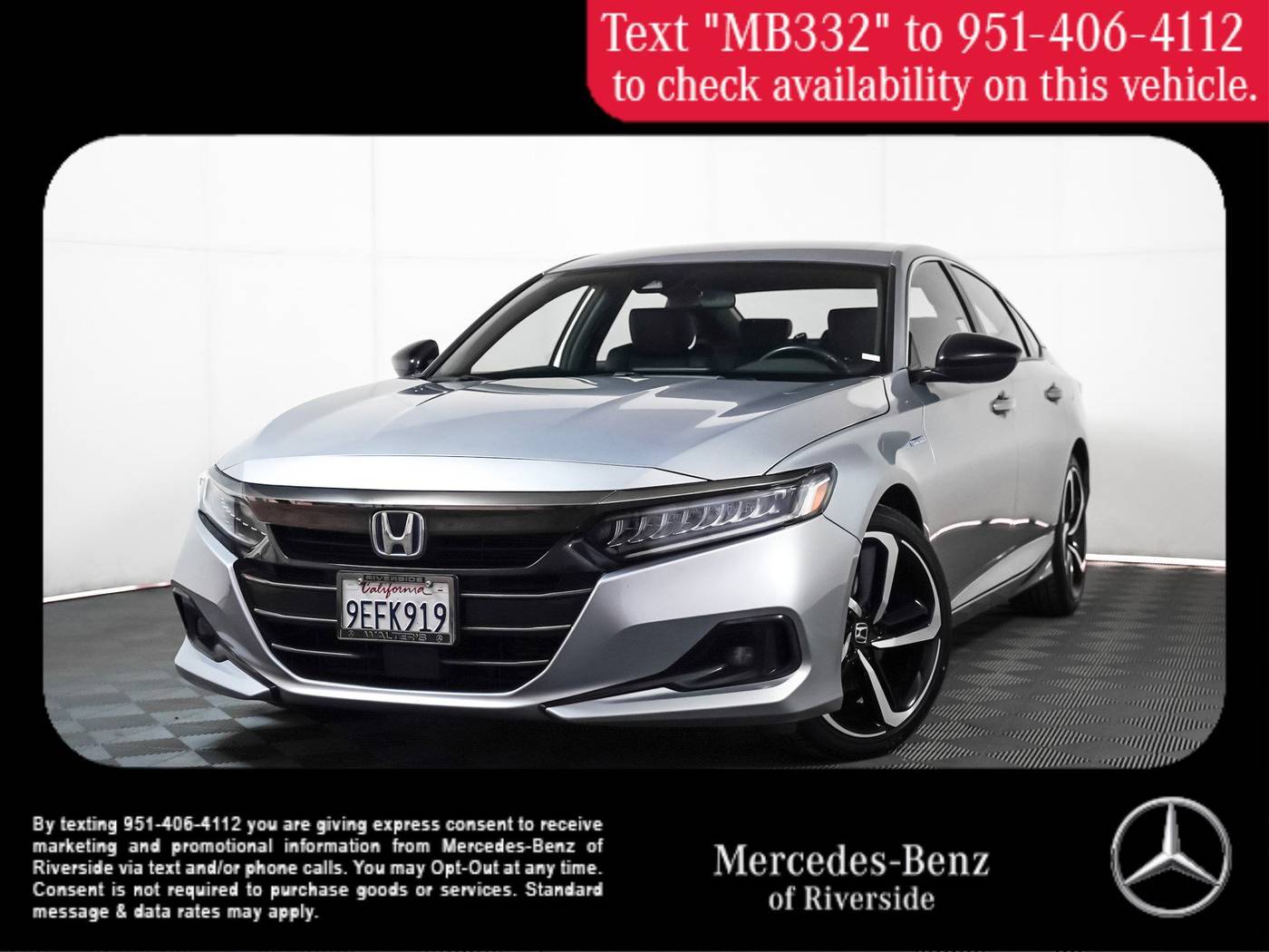 2022 Honda Accord Hybrid Sport — Sedan — 60,724 mi — Riverside, CA