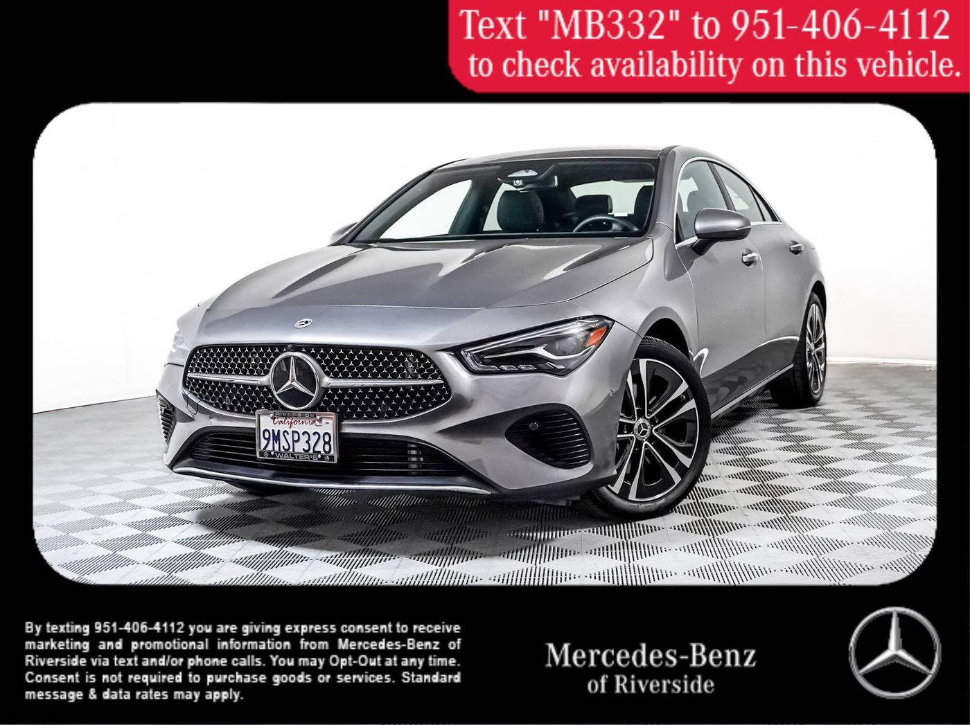 2025 Mercedes-Benz CLA CLA 250 — Sedan — 4,161 mi — Riverside, CA