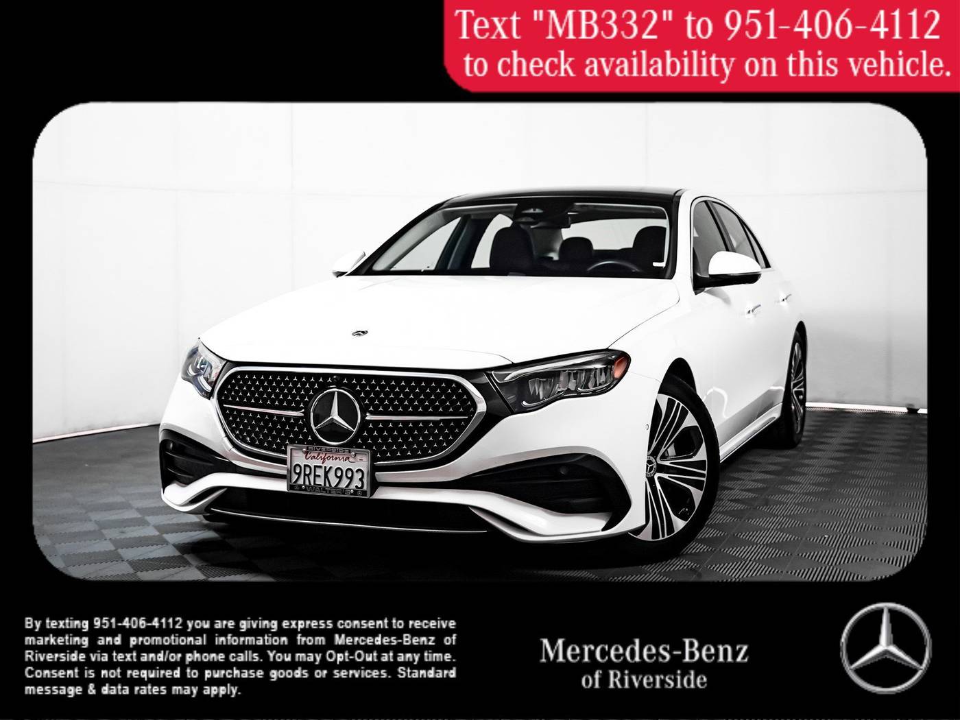 2025 Mercedes-Benz E-Class E 350 — Sedan — 8,981 mi — Riverside, CA