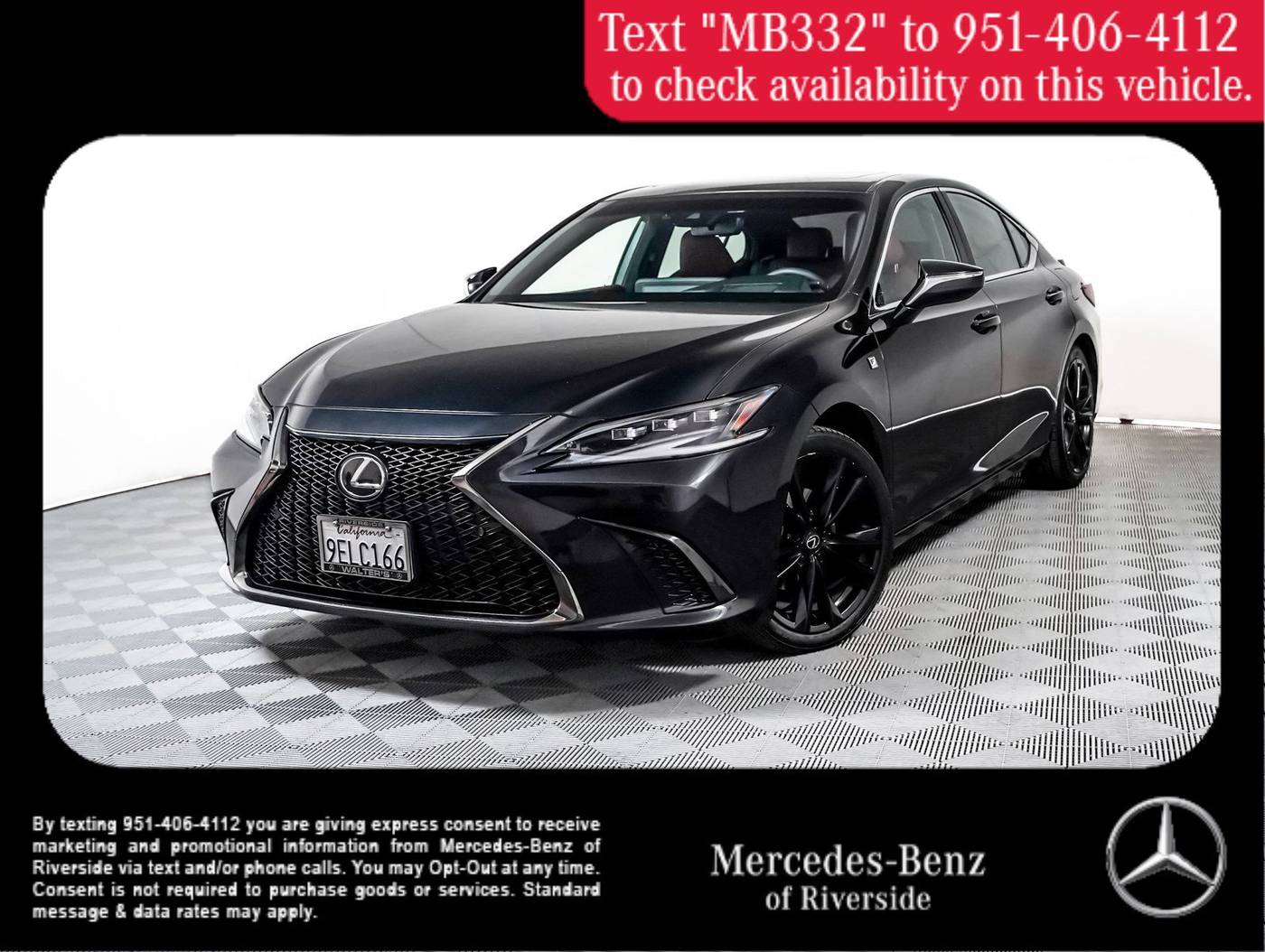 2023 Lexus ES ES 350 F SPORT — Sedan — 39,895 mi — Riverside, CA