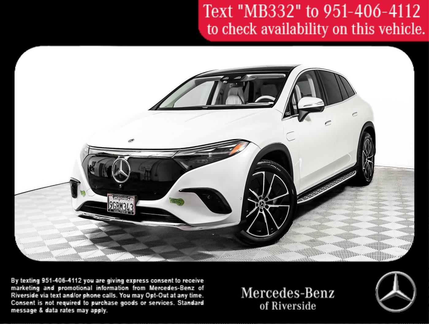 2023 Mercedes-Benz EQS SUV EQS 450+ — SUV — 22,092 mi — Riverside, CA