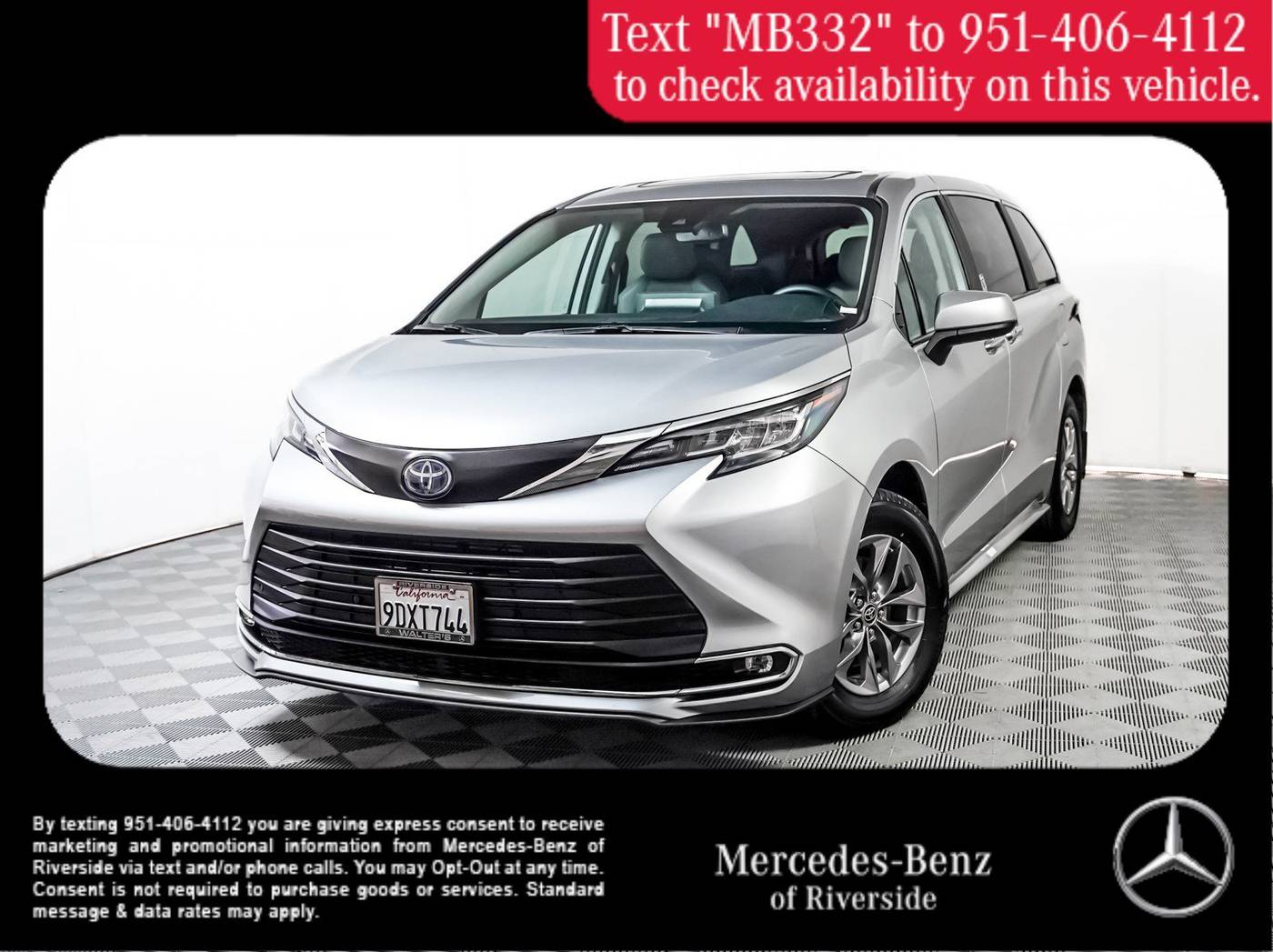 2023 Toyota Sienna XLE — Minivan — 20,539 mi — Riverside, CA