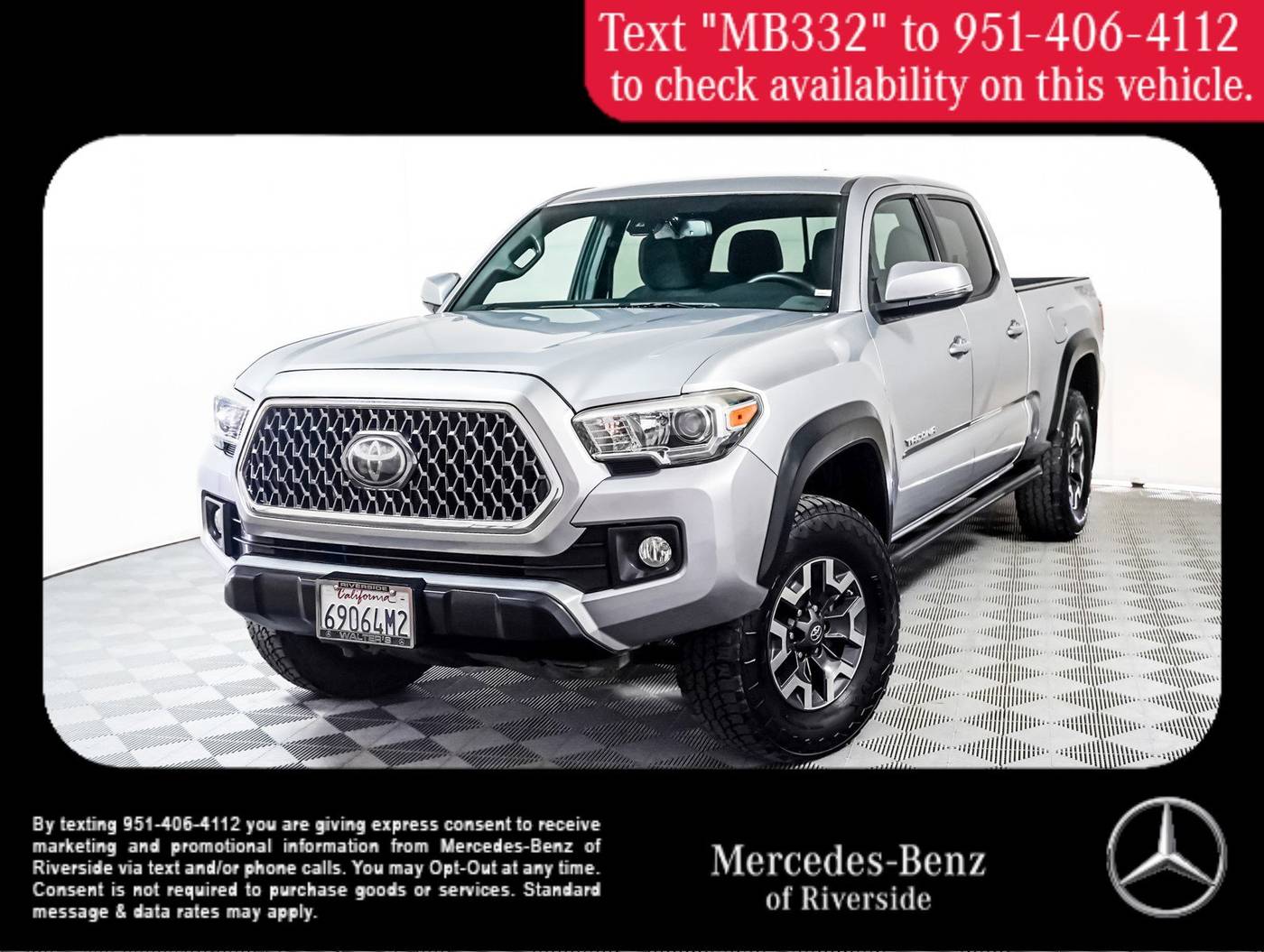 2018 Toyota Tacoma SR5 — Pickup Truck — 73,208 mi — Riverside, CA