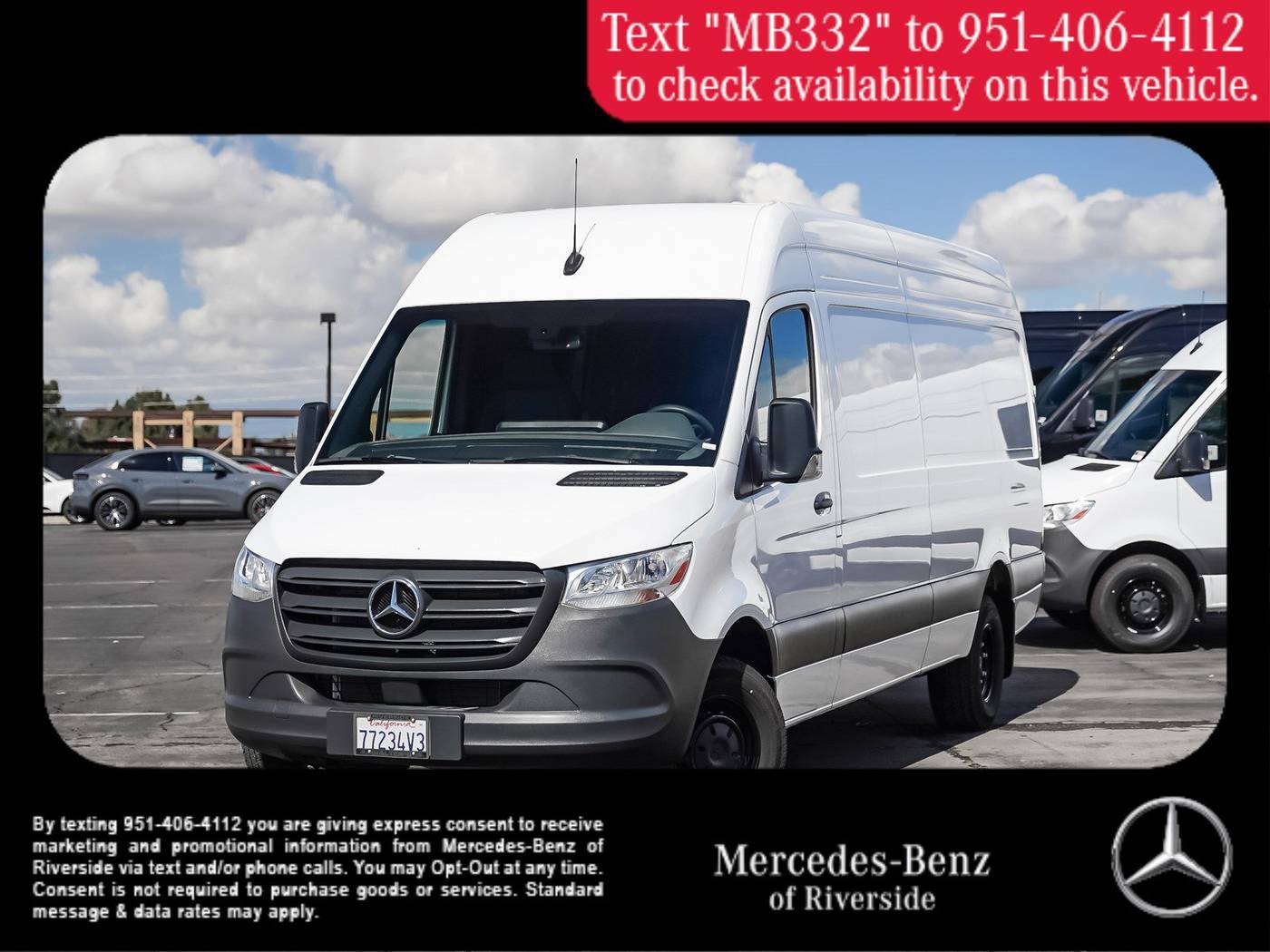 2024 Mercedes-Benz Sprinter Cargo Van 3500XD — Cargo Van — 1,602 mi — Riverside, CA