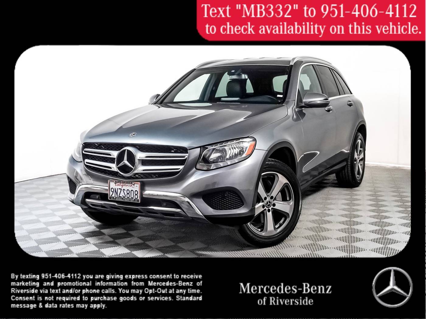 2018 Mercedes-Benz GLC GLC 300 — SUV — 93,300 mi — Riverside, CA