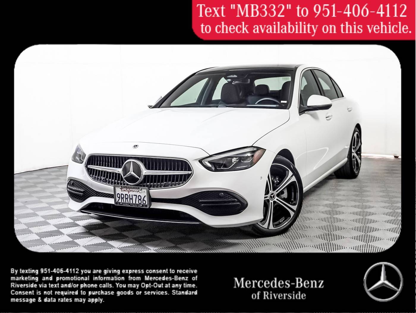 2025 Mercedes-Benz C-Class C 300 — Sedan — 7,948 mi — Riverside, CA