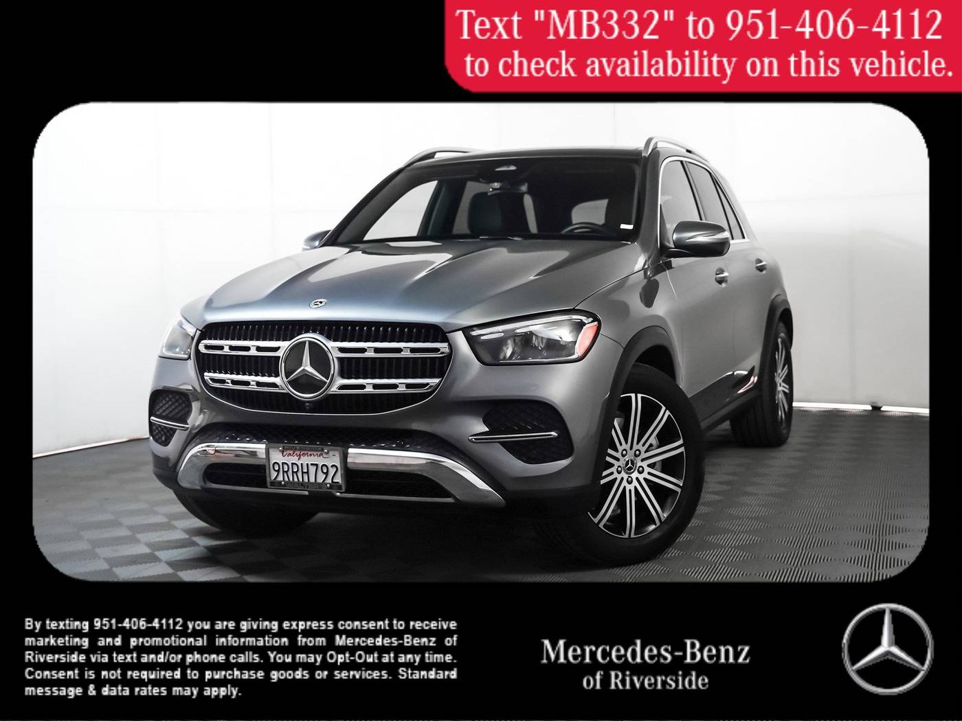 2025 Mercedes-Benz GLE GLE 350 — SUV — 8,476 mi — Riverside, CA