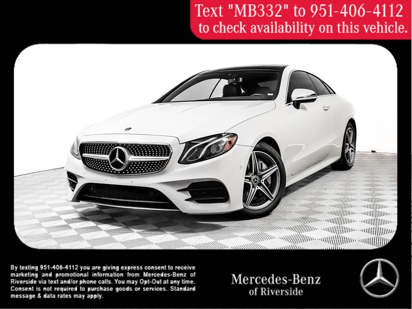 2018 Mercedes-Benz E-Class E 400 — Coupe — 36,672 mi — Riverside, CA