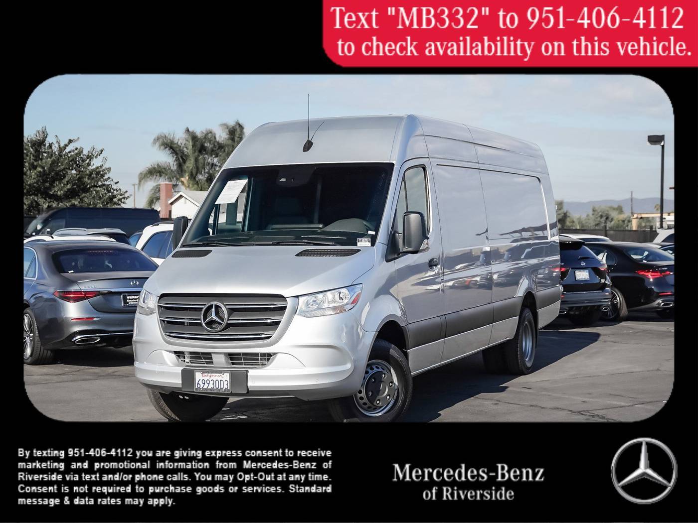 2024 Mercedes-Benz Sprinter Cargo Van 4500 — Cargo Van — 9,935 mi — Riverside, CA