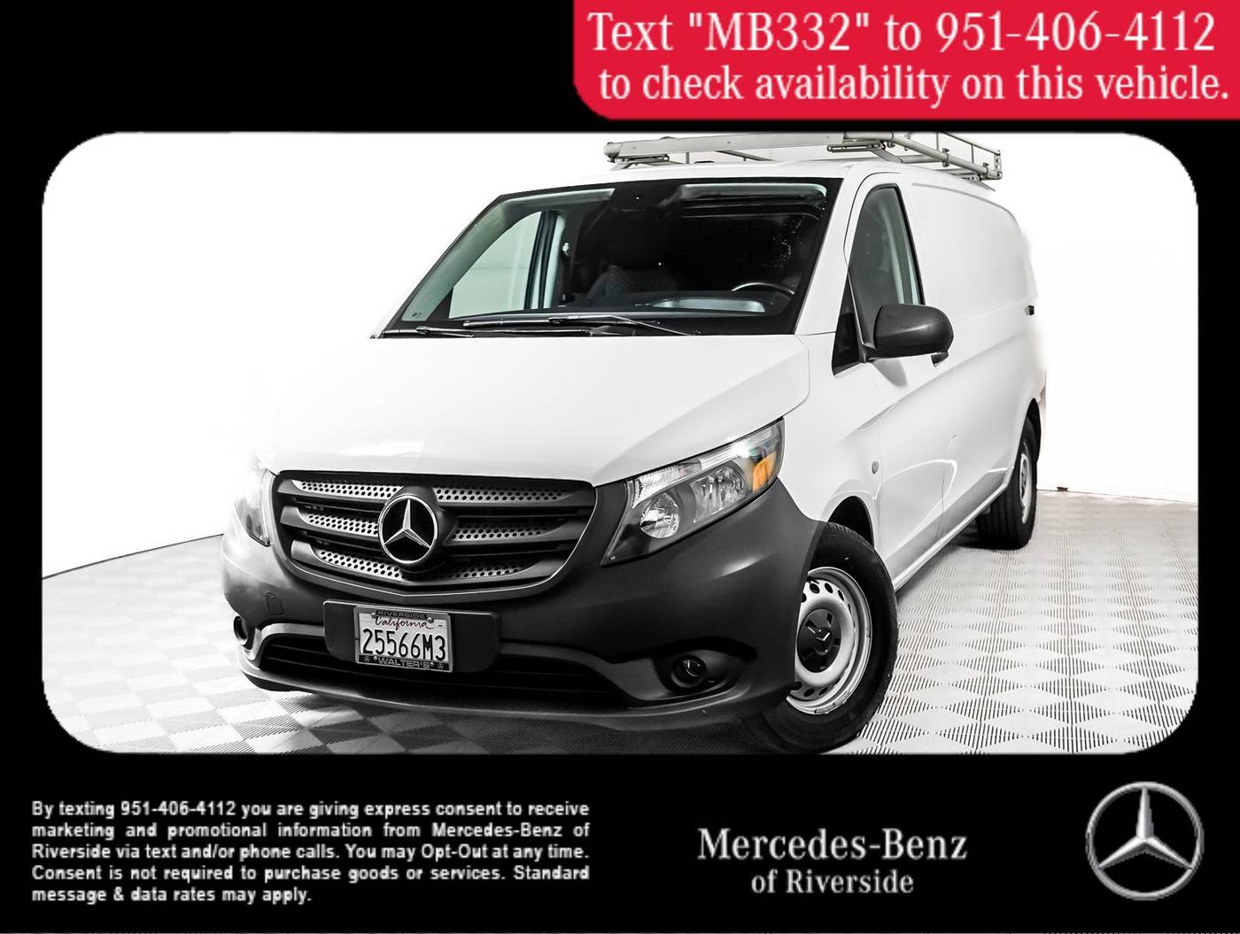 2021 Mercedes-Benz Metris Cargo Van Standard — Cargo Van — 82,475 mi — Riverside, CA