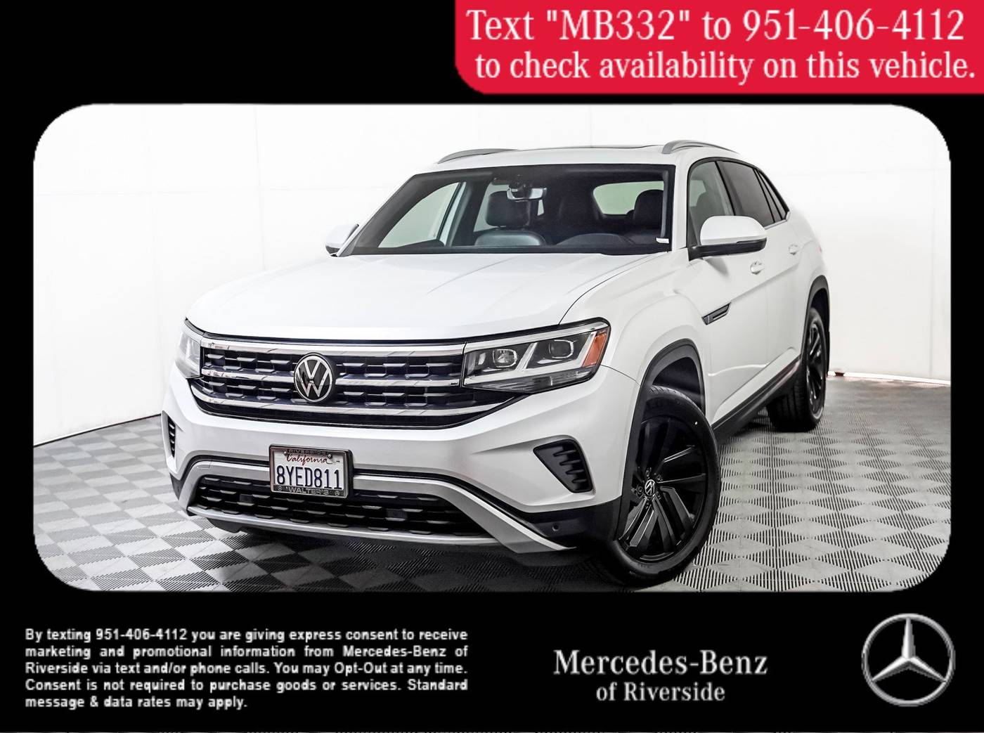 2021 Volkswagen Atlas Cross Sport SE with Technology — SUV — 53,621 mi — Riverside, CA
