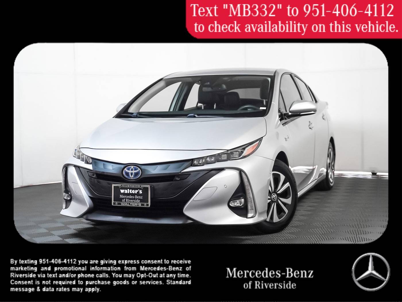 2017 Toyota Prius Prime Plus — Hatchback — 85,559 mi — Riverside, CA