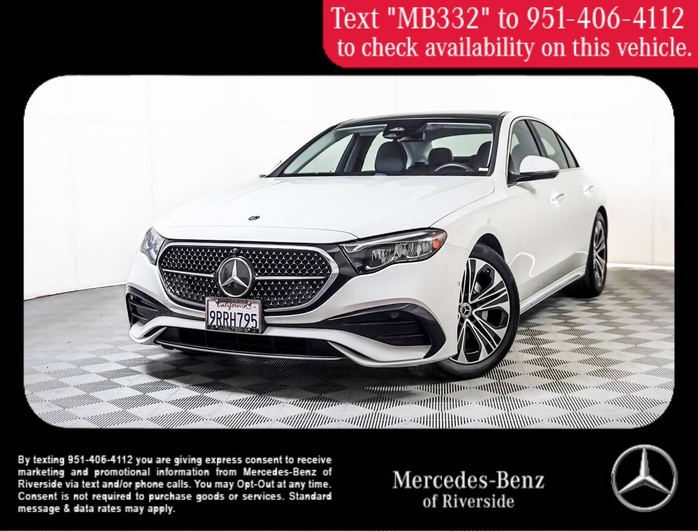 2025 Mercedes-Benz E-Class E 350 — Sedan — 8,356 mi — Riverside, CA