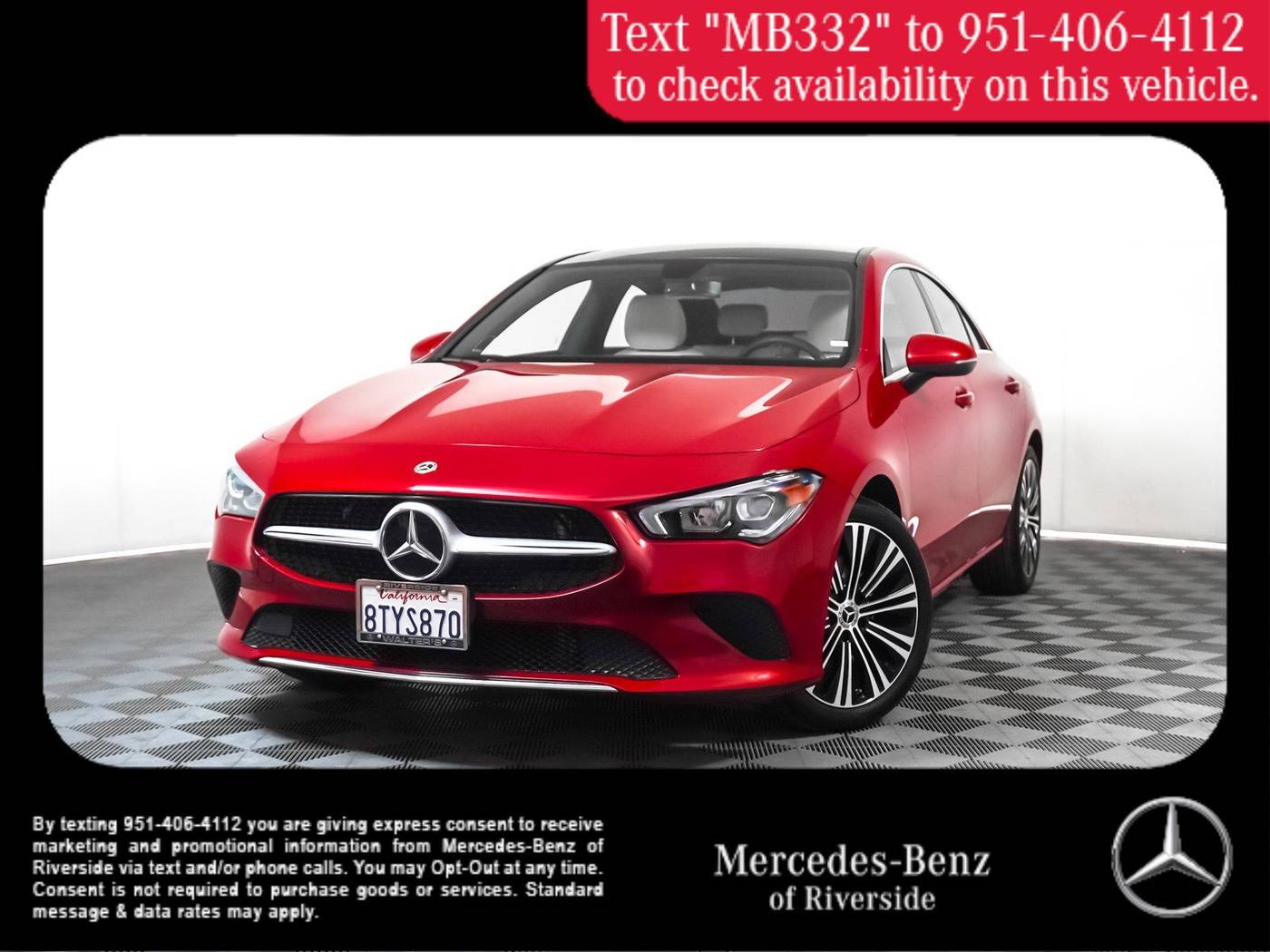 2021 Mercedes-Benz CLA CLA 250 — Sedan — 26,183 mi — Riverside, CA
