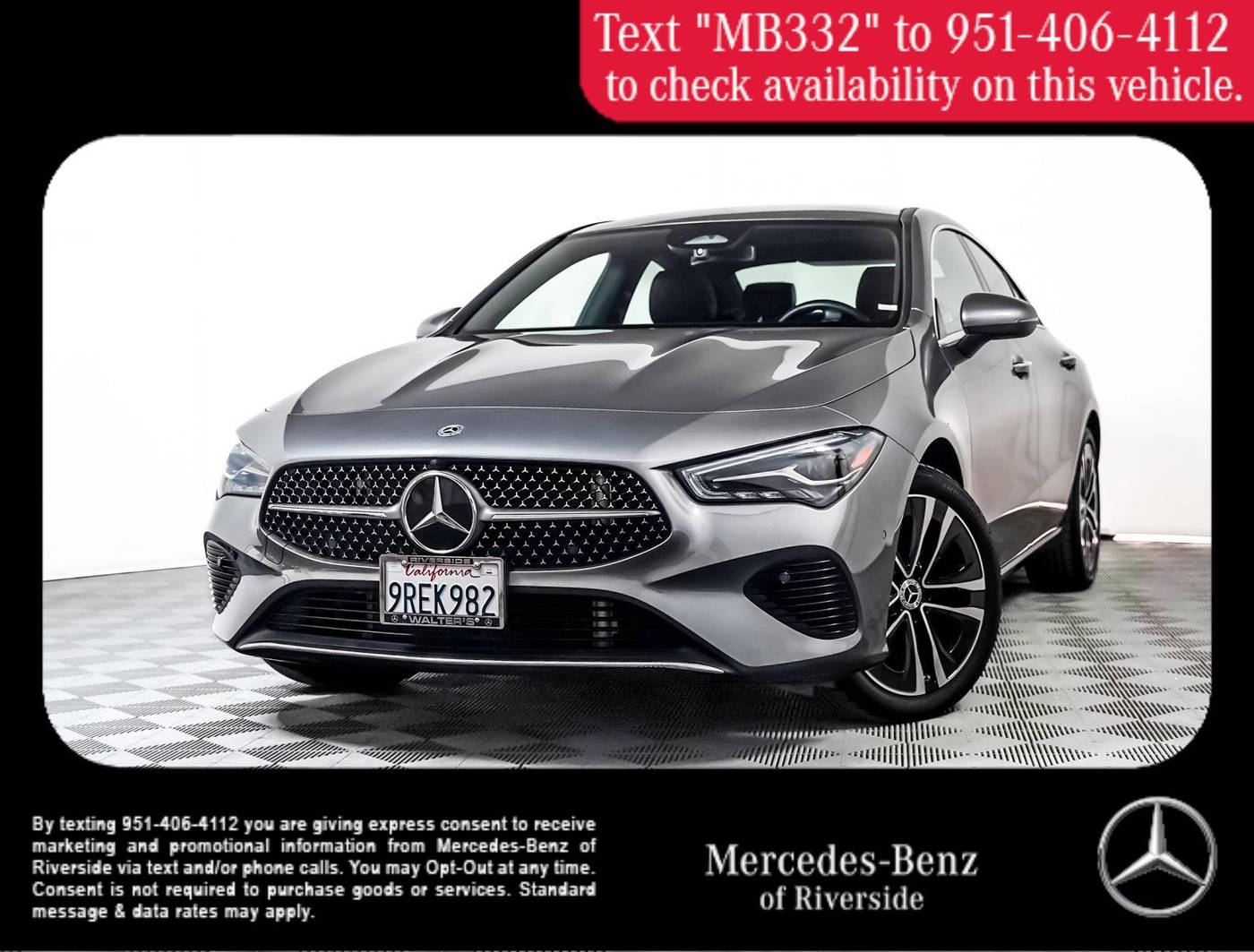 2025 Mercedes-Benz CLA CLA 250 — Sedan — 8,020 mi — Riverside, CA