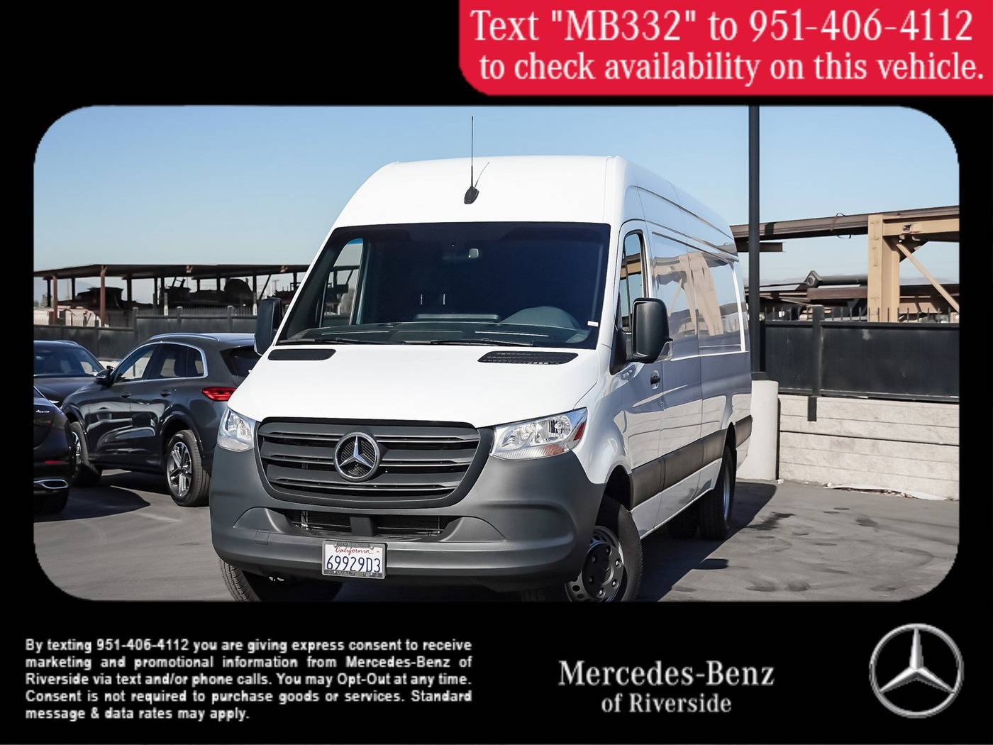 2024 Mercedes-Benz Sprinter Cargo Van 4500 — Cargo Van — 10,483 mi — Riverside, CA