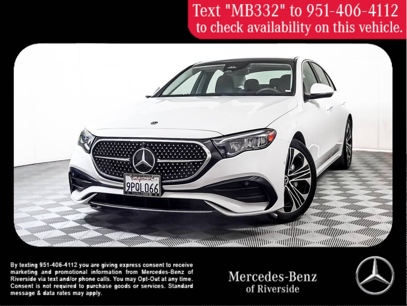2025 Mercedes-Benz E-Class E 350 — Sedan — 8,062 mi — Riverside, CA